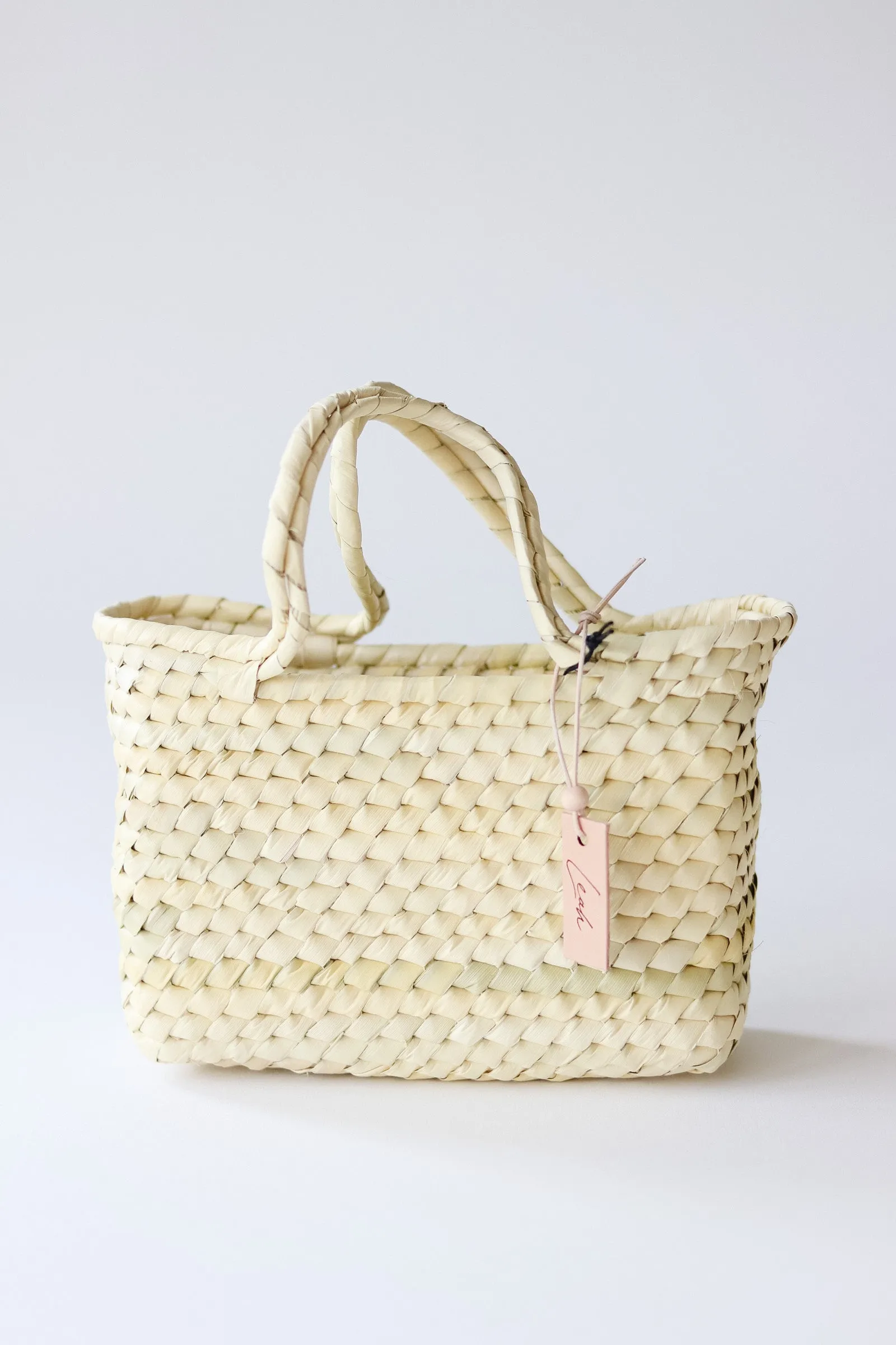 Mini Magnolia Straw Basket