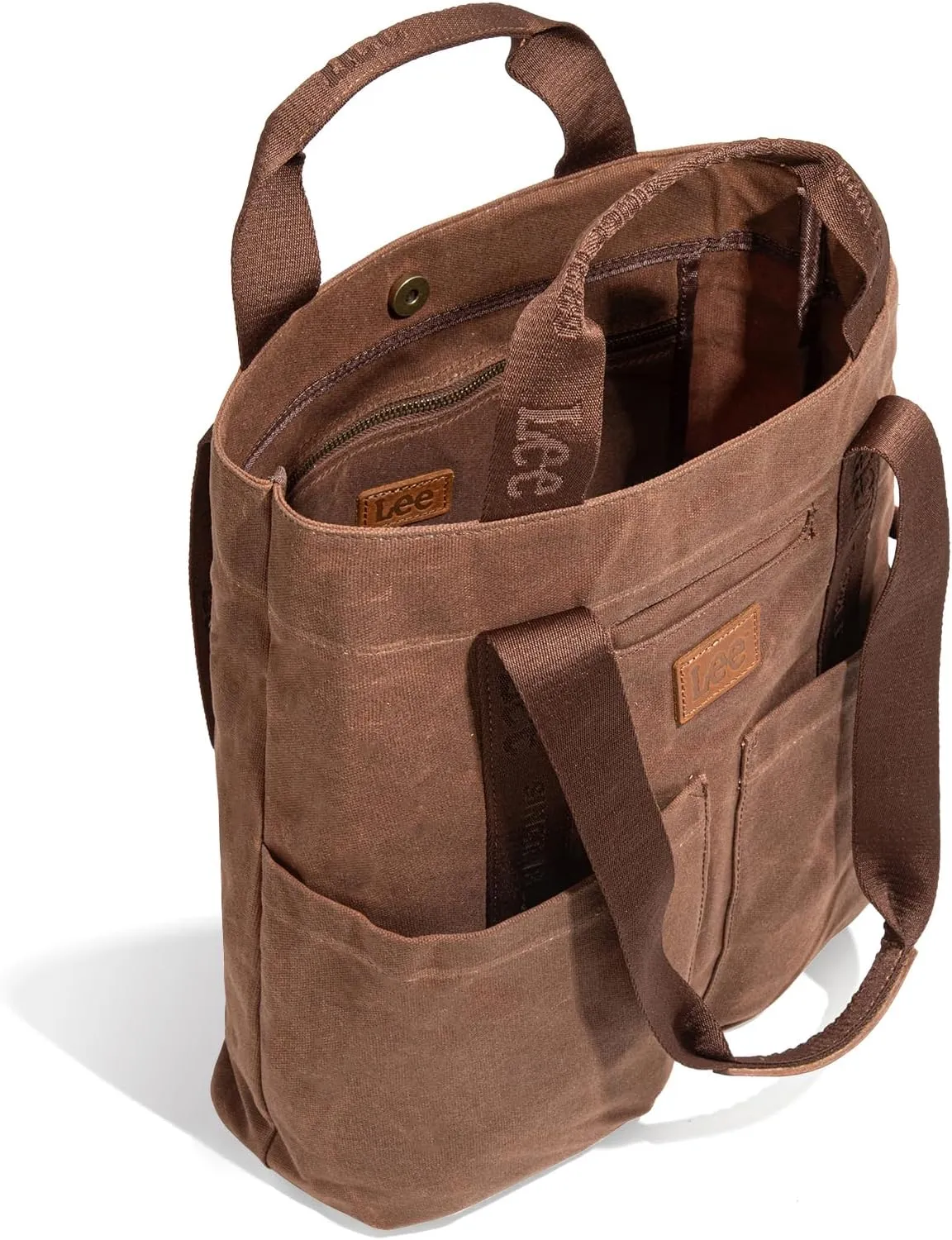 Montana West x Lee Canvas Tote Bag for Women with 2 Front Pockets Top-Handle Handbag & Shoulder Bag