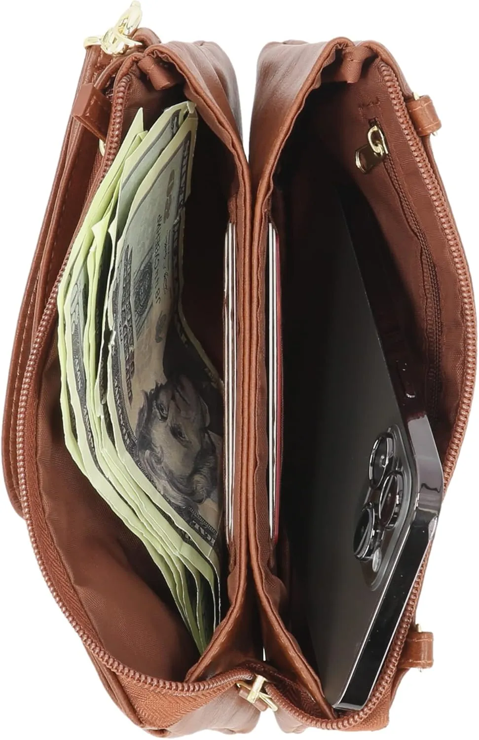 Mundi Brady RFID Wallet Purse Cell Phone Crossbody Bag For Women