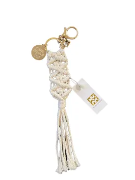 My Favorite People Call Me Nana Macrame Keychain