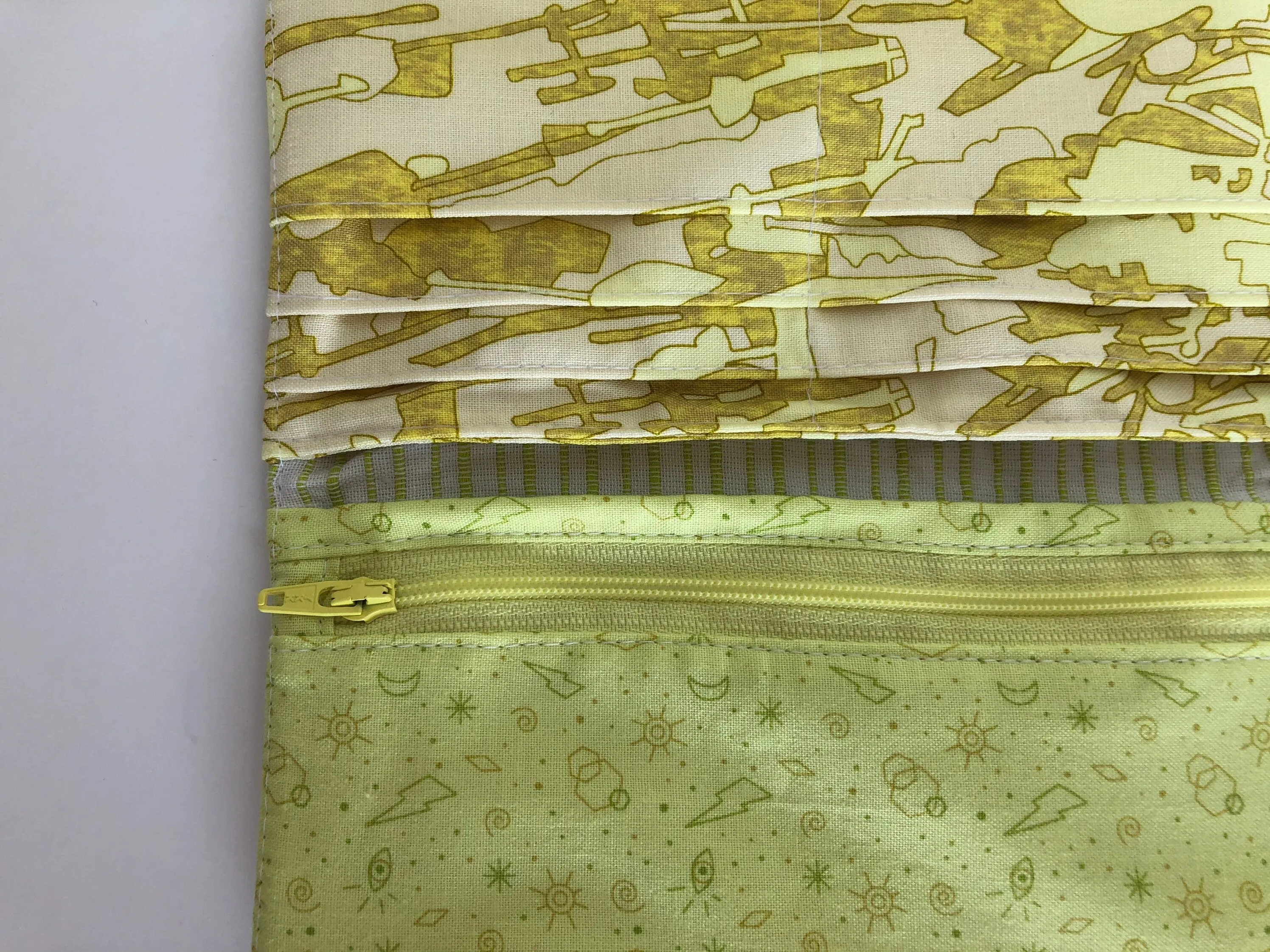 Neon Yellow Women’s Slim Cotton Wallet