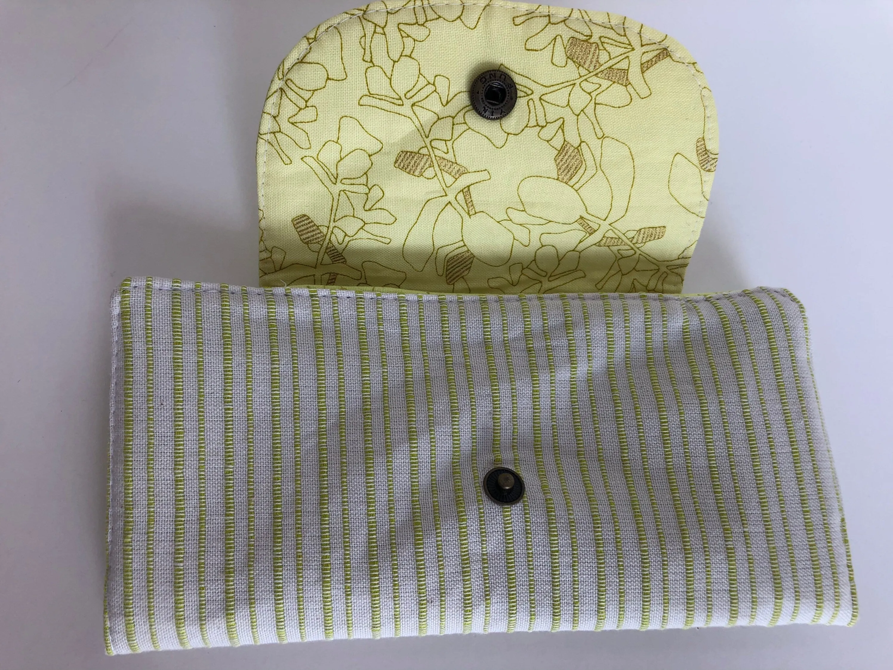 Neon Yellow Women’s Slim Cotton Wallet