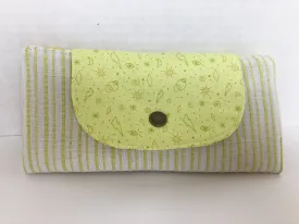 Neon Yellow Women’s Slim Cotton Wallet