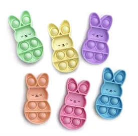OMG POP Fidgety - Bunny Mini Pop It Toys - Assorted Colors