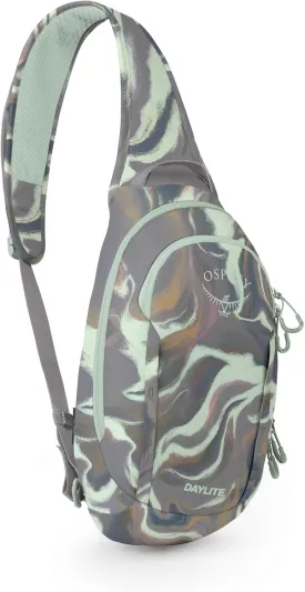 Osprey Daylite Shoulder Sling Bag, Euphoria Flowing Print/Soundwave Grey