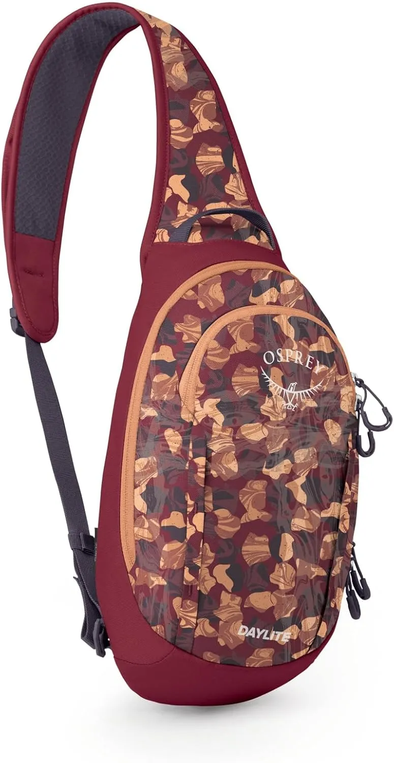 Osprey Daylite Shoulder Sling Bag, Liquify Print/Kakio Pink