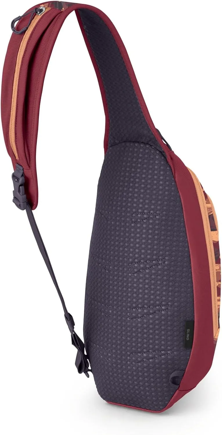 Osprey Daylite Shoulder Sling Bag, Liquify Print/Kakio Pink