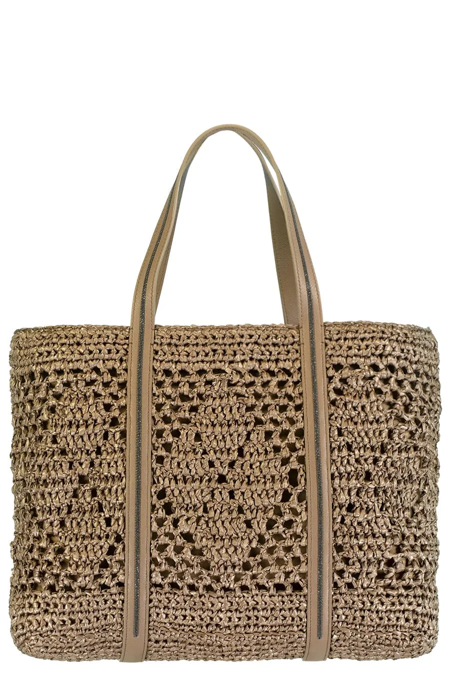 Raffia Tote - Fango