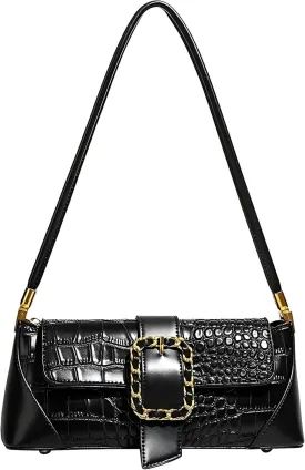Retro French Clutch Handbag, Small Shoulder Bag for Women 90s Classic Purse Bag
