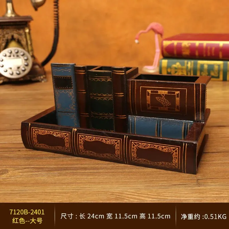 Retro Saxophone Violin Resin Pen Holder - Desk & Home Decor