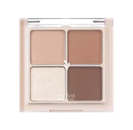 rom&nd Better Than Eyes N Series (N01 Dry Willow Flower) Korean Eye Shadow Mini Palette 4 Essential basic Shades