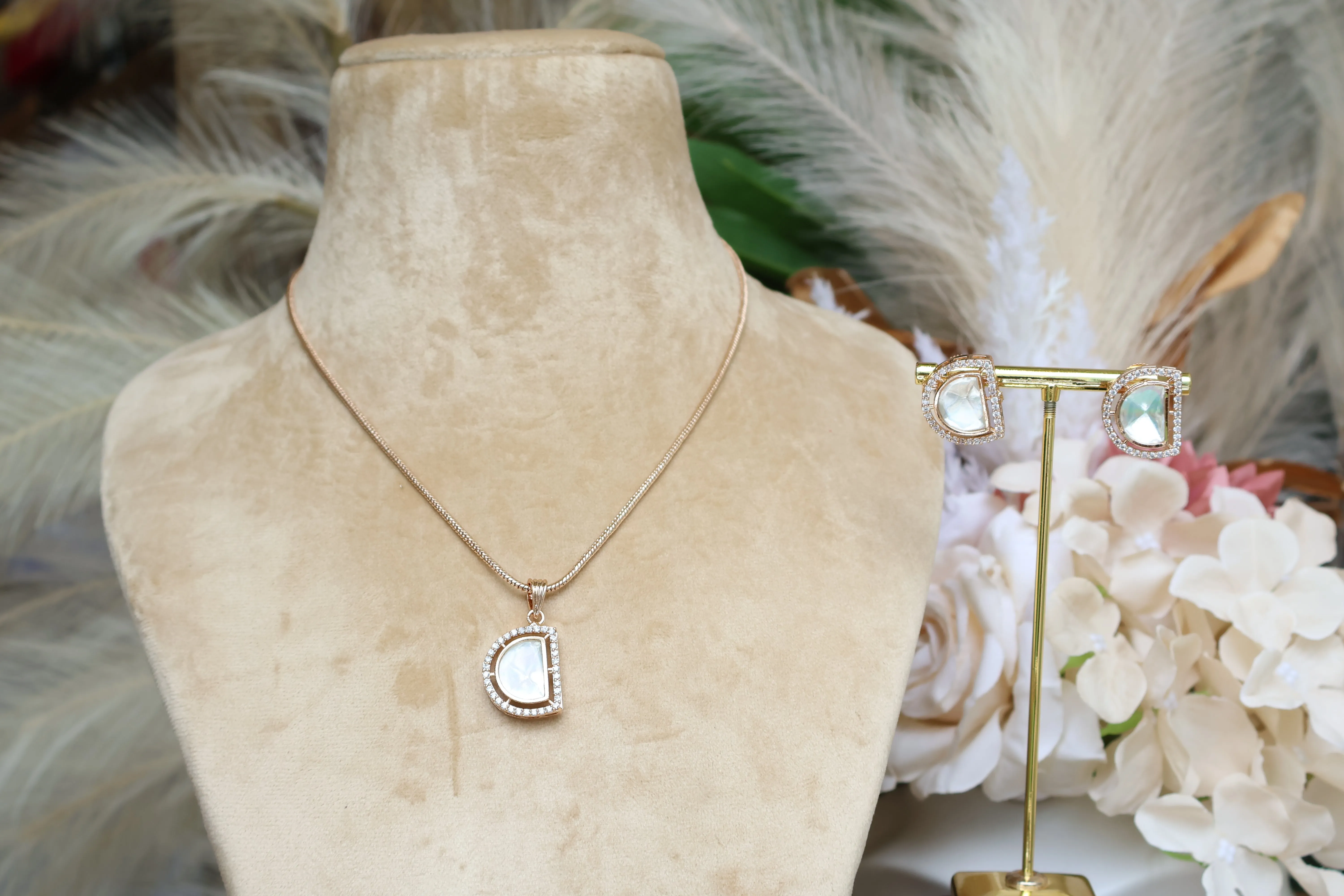 Rose Gold pendant set