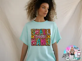 Small Business Mama Leopard/Sunflowers DTF Transfer