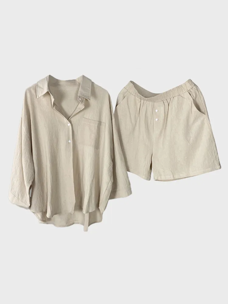 Spring Retro Linen Set
