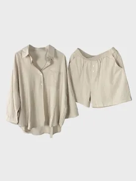 Spring Retro Linen Set