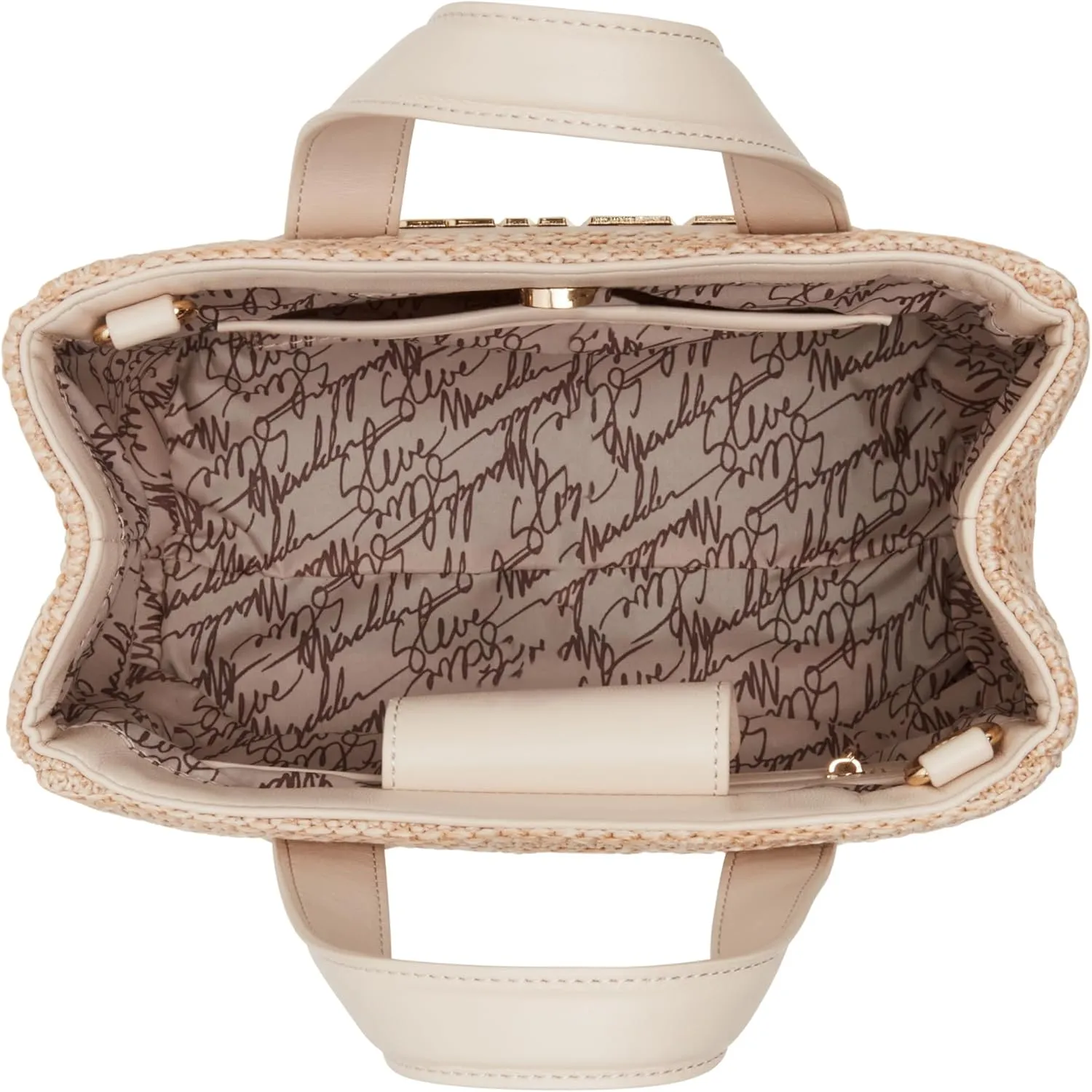 Steve Madden Flores Raffia Mini Tote