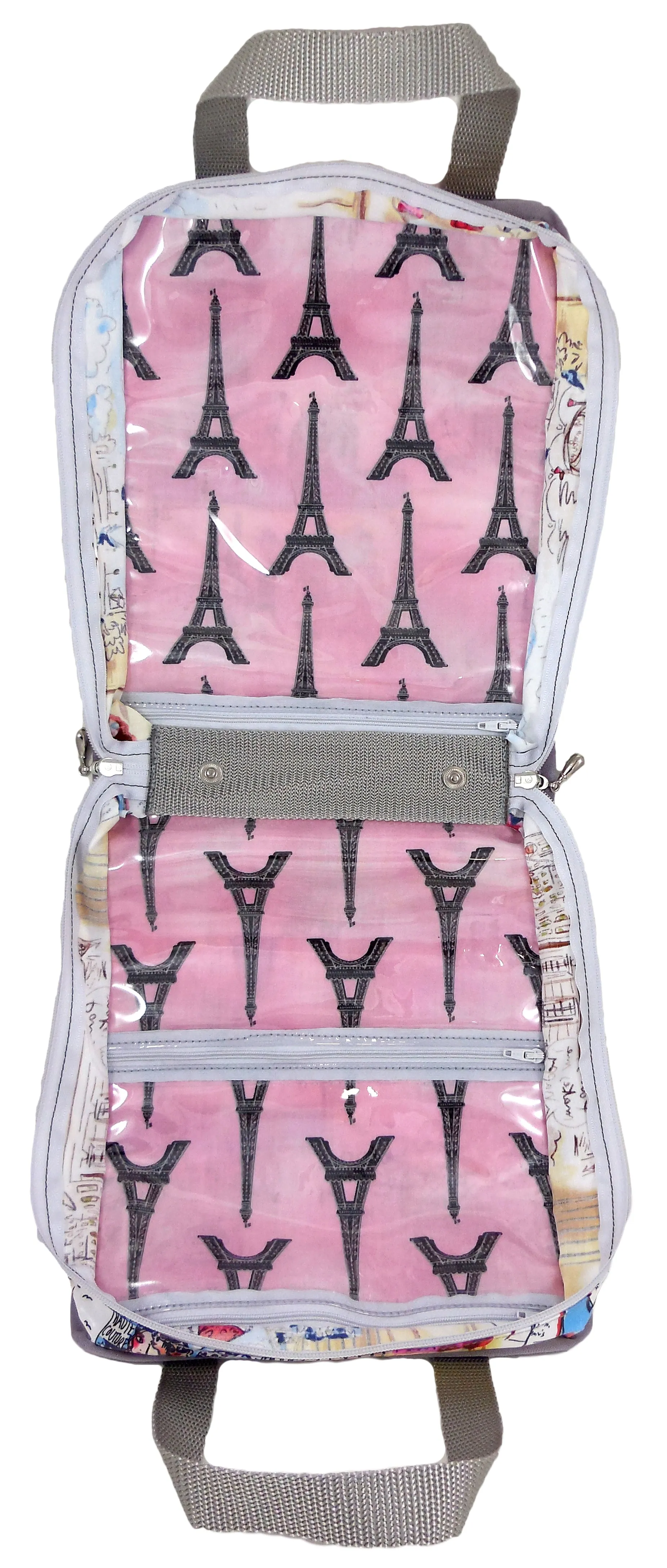 TBSLH- I Love Paris Hanging Toiletry Bag