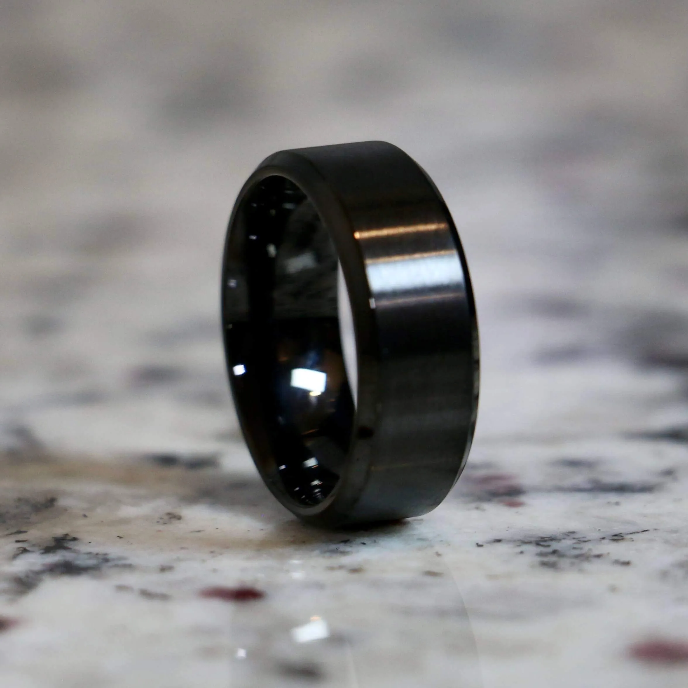 The Traditional | Men's Wedding Ring Black