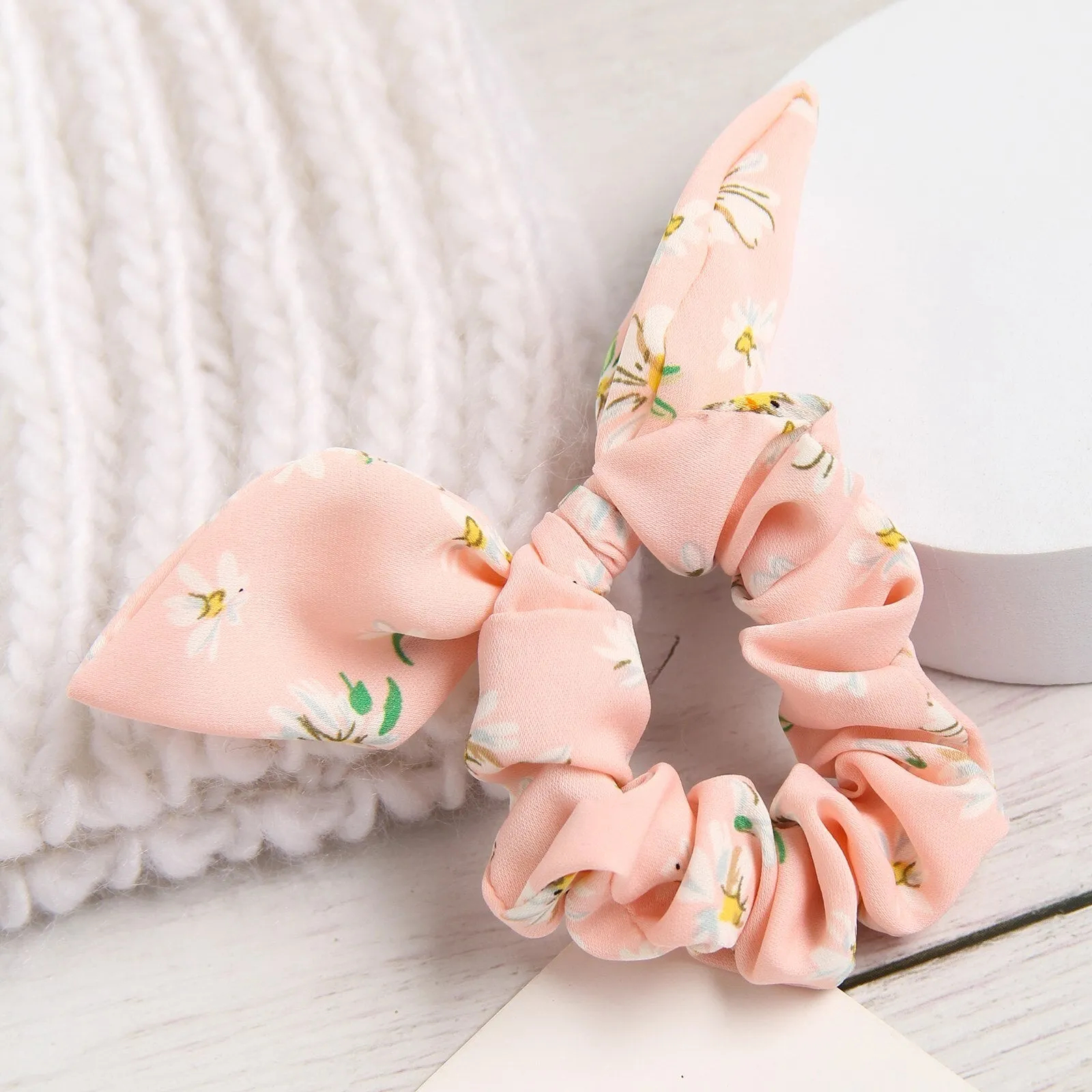 Tie Ears Scrunchy