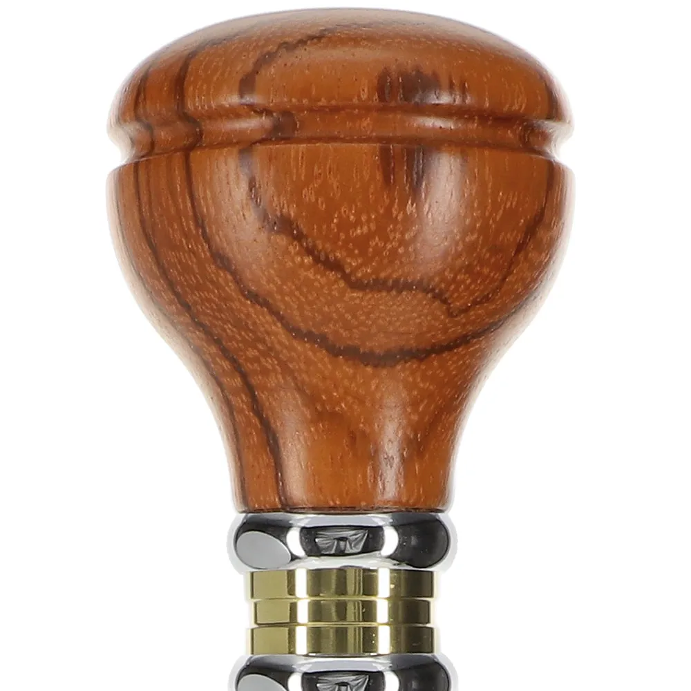 Timeless Design: Rosewood Flat Top Knob Handle Walking Stick