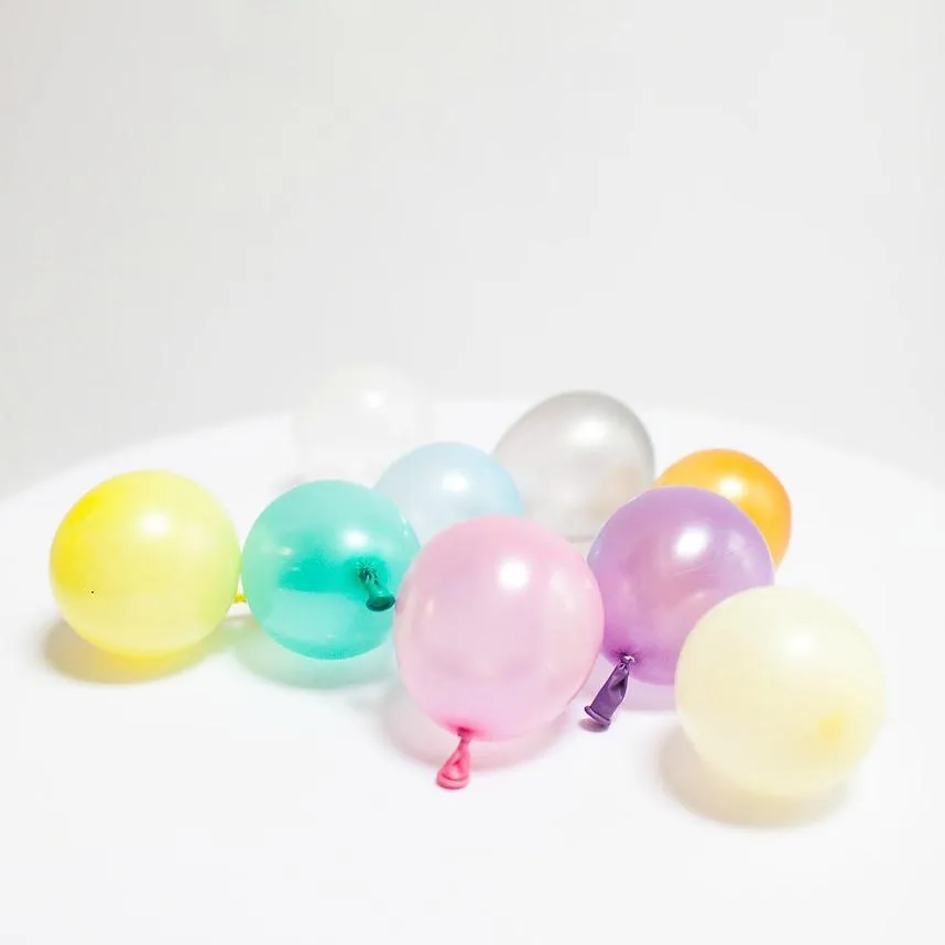 Tiny 5" Balloons - Pink (5 Pack)