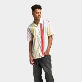 Tommy Hilfiger TJM RLX SS Stripe Camp Shirt Burnt Vermillion / Multistripe