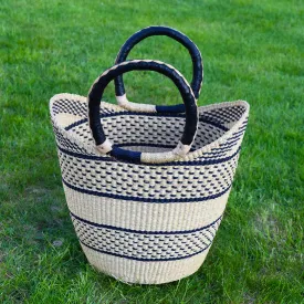 U Shopper Basket Bolga Basket Rufina Designs US020