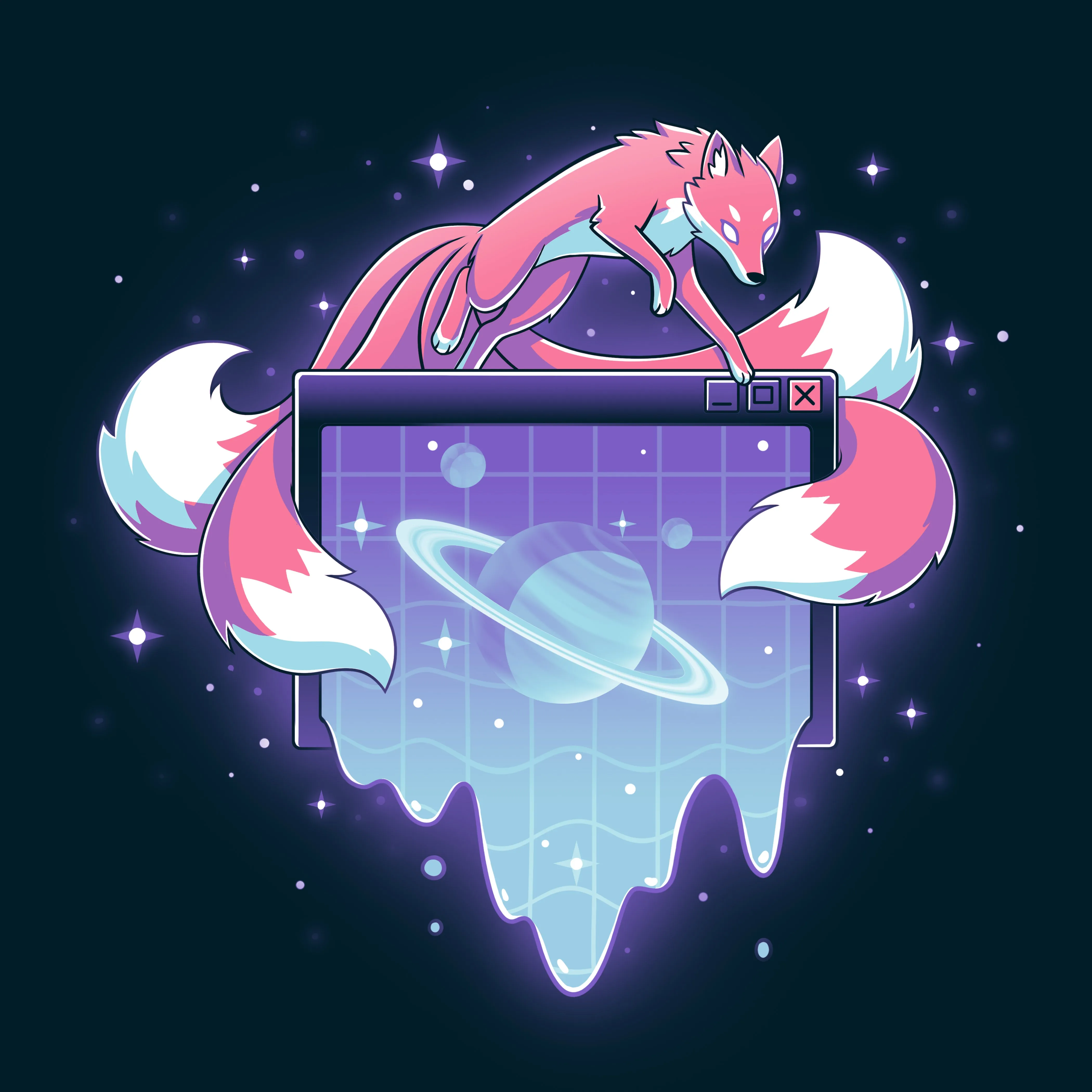 Vaporwave Kitsune