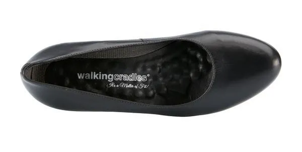 Walking Cradle Jessica Black Cashmere Leather